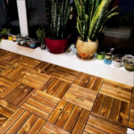 Interlocking Wood Flooring Panels 30x30cm