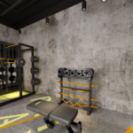 Extra Thick Light Grey Concrete Wallpaper Peel and Stick - Image 3