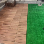 Interlocking Wood Flooring Panels 30x30cm - Image 2