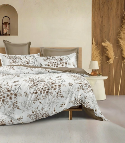 90 GSM Microfiber Bedding Set | Ultra-Soft Floral Print | Model: EH-067