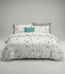 Abstract Leaf Microfiber Bedding Set Modern Breezy Style Model 75A2683