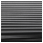 Block-out pleated blind, dark grey, 100x190 cm - Image 4