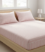 120 GSM Microfiber Bedsheet Set | Modern Pink Chevron | Model: EH-2079