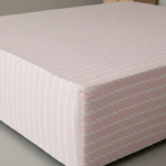 120 GSM Microfiber Bedsheet Set | Modern Pink Chevron | Model: EH-2079