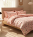 Blossom Pink Daisy 120 GSM Microfiber Bedsheet Set | Model: EH-2060