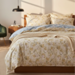 Royal Navy Botanical 120 GSM Microfiber Bedsheet Set | Model: EH-2057