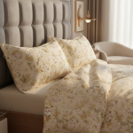 Royal Navy Botanical 120 GSM Microfiber Bedsheet Set | Model: EH-2057