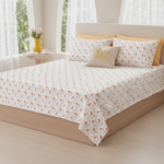 Sunlit Garden Daisy 120 GSM Microfiber Bedsheet Set _ Model_ EH-2074 (3)
