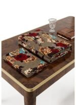 Ever Home Luxury 125 GSM Soft Breathable Flat Bed Sheet Set/Elegant Vintage Rose & Floral Pattern/Includes 2 Matching Pillowcases/King Size 270x240 CM - Image 3