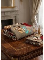 Ever Home Luxury 125 GSM Soft Breathable Flat Bed Sheet Set/Elegant Vintage Rose & Floral Pattern/Includes 2 Matching Pillowcases/King Size 270x240 CM - Image 4