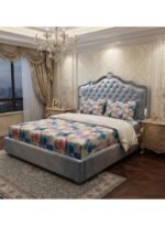 Ever Home Premium 125 GSM Ultra-Soft Flat Bed Sheet Set/Elegant Pink Roses & Blue Butterflies Floral Print/Complete 3-Piece Bedding with 2 Pillow shams/King 270x240 CM - Image 2