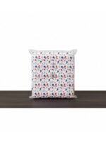 3-Piece King Size Flat Bed Sheet Set - 150 GSM Soft Microfiber Bedding with Charming Red & Blue Floral Bud Print, Includes 1 Flat Sheet (270x250 CM) & 2 Pillowcases (50x75 CM) - Image 5