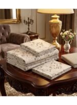 Ever Home 90 GSM Printed Microfiber Flat Bed Sheet Set - King Size (270 x 250 CM) with 1 Flat Sheet and 2 Pillow Covers (50 x 75 CM), Earthy Blossom Floral Pattern, Beige & Brown - Image 3
