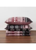 Ever Home Luxury Brushed Microfiber King Flat Bedspread Set (270 x 250 CM) – Boho Tribal Geometric Aztec Print with 2 Pillow Covers, Silky-Soft & Breathable Quilting - Image 7