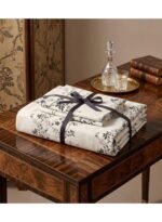 Ever Home 90 GSM Printed Microfiber Flat Bed Sheet Set - King Size (270 x 250 CM) with 1 Flat Sheet and 2 Pillow Covers (50 x 75 CM), Cherry Blossom Branch Pattern, Cream & Black - Image 4